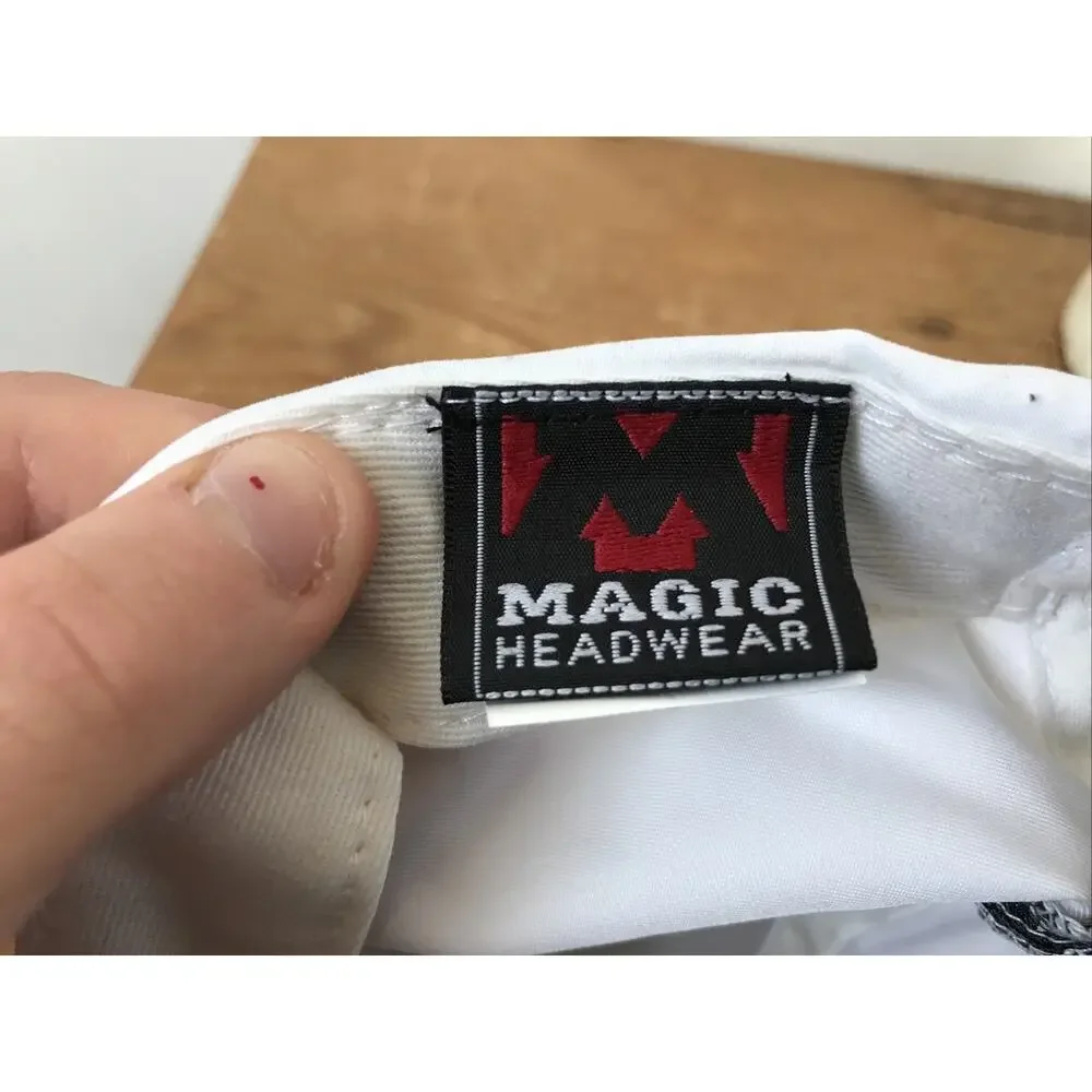 Magic Headwear Agile X White Nylon Activewear Baseball Cap Hat One Size